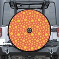 Happy Emoji Pattern Print Tire Cover With Camera Hole