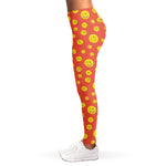 Happy Emoji Pattern Print Women's Leggings