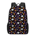 Happy Halloween Ghost Pattern Print 17 Inch Backpack