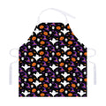 Happy Halloween Ghost Pattern Print Adjustable Apron