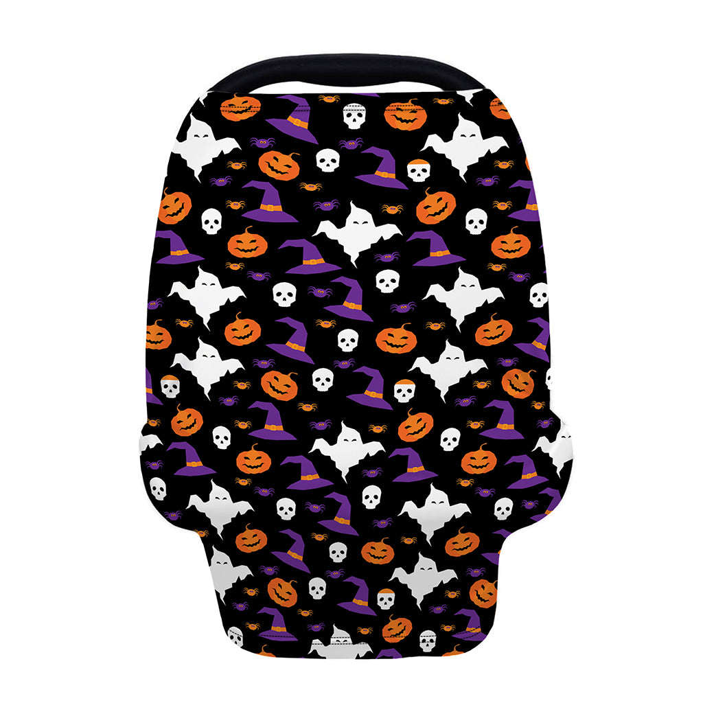 Happy Halloween Ghost Pattern Print Baby Seat Cover
