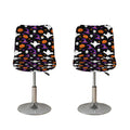Happy Halloween Ghost Pattern Print Bar Stool Covers