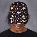 Happy Halloween Ghost Pattern Print Baseball Cap