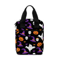 Happy Halloween Ghost Pattern Print Bible Tote Bag
