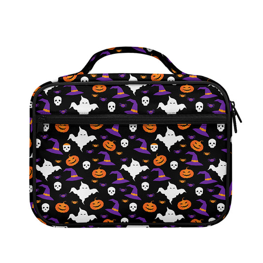 Happy Halloween Ghost Pattern Print Briefcase Bible Bag