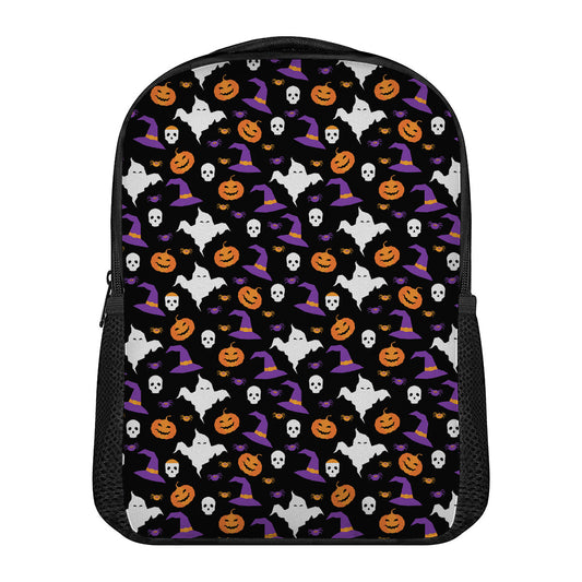 Happy Halloween Ghost Pattern Print Casual Backpack