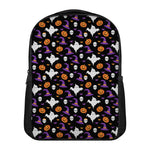 Happy Halloween Ghost Pattern Print Casual Backpack