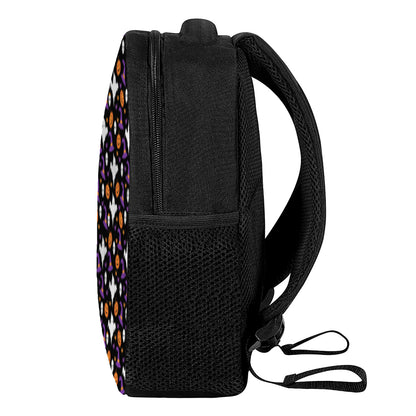 Happy Halloween Ghost Pattern Print Casual Backpack