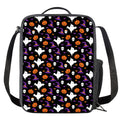 Happy Halloween Ghost Pattern Print Crossbody Lunch Bag