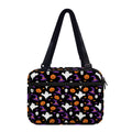 Happy Halloween Ghost Pattern Print Double Strap Bible Bag