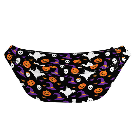 Happy Halloween Ghost Pattern Print Fanny Pack