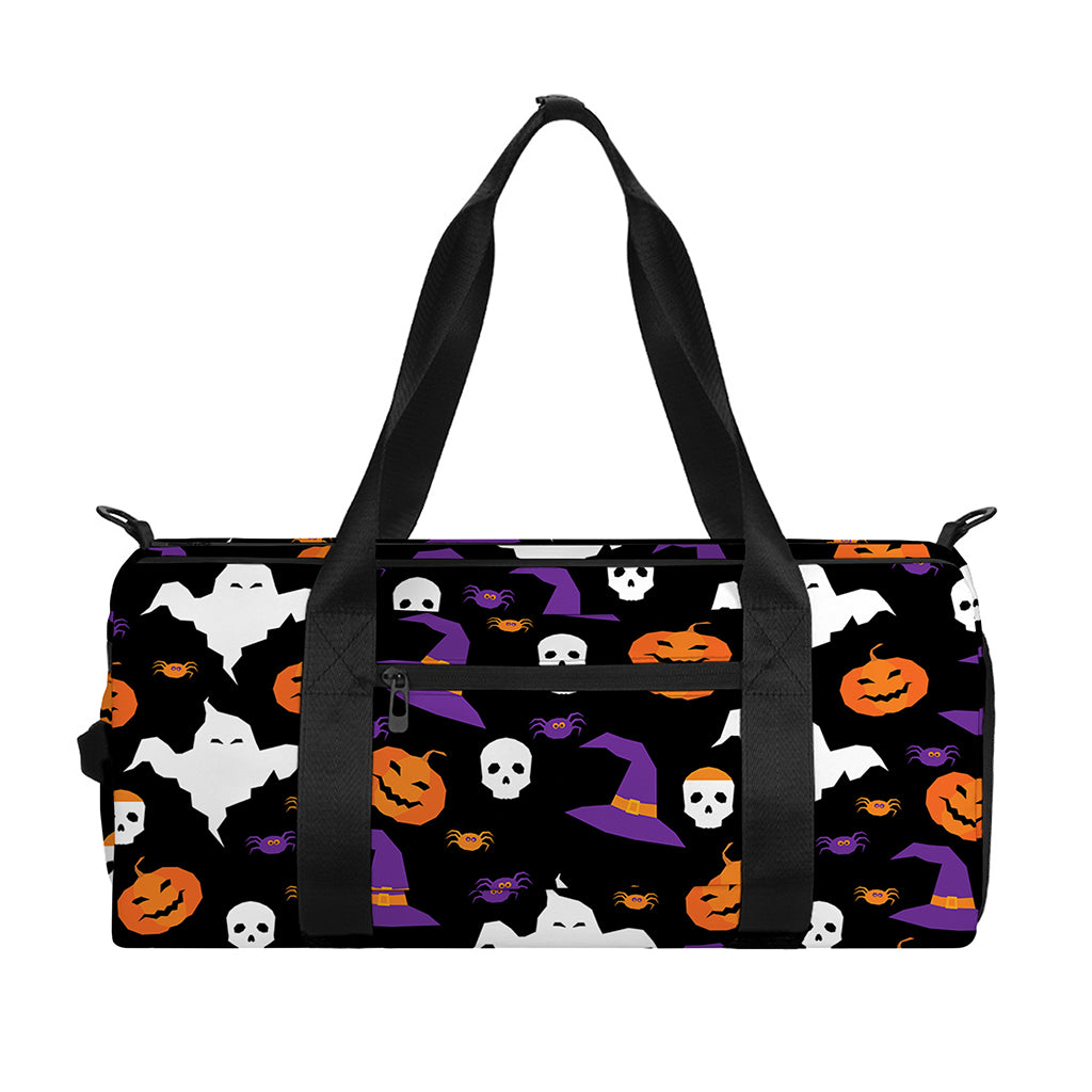 Happy Halloween Ghost Pattern Print Gym Bag