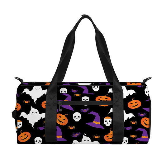 Happy Halloween Ghost Pattern Print Gym Bag