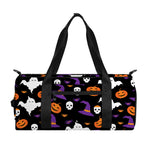 Happy Halloween Ghost Pattern Print Gym Bag