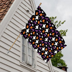 Happy Halloween Ghost Pattern Print House Flag