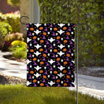 Happy Halloween Ghost Pattern Print House Flag