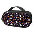 Happy Halloween Ghost Pattern Print Portable Cooler Travel Case