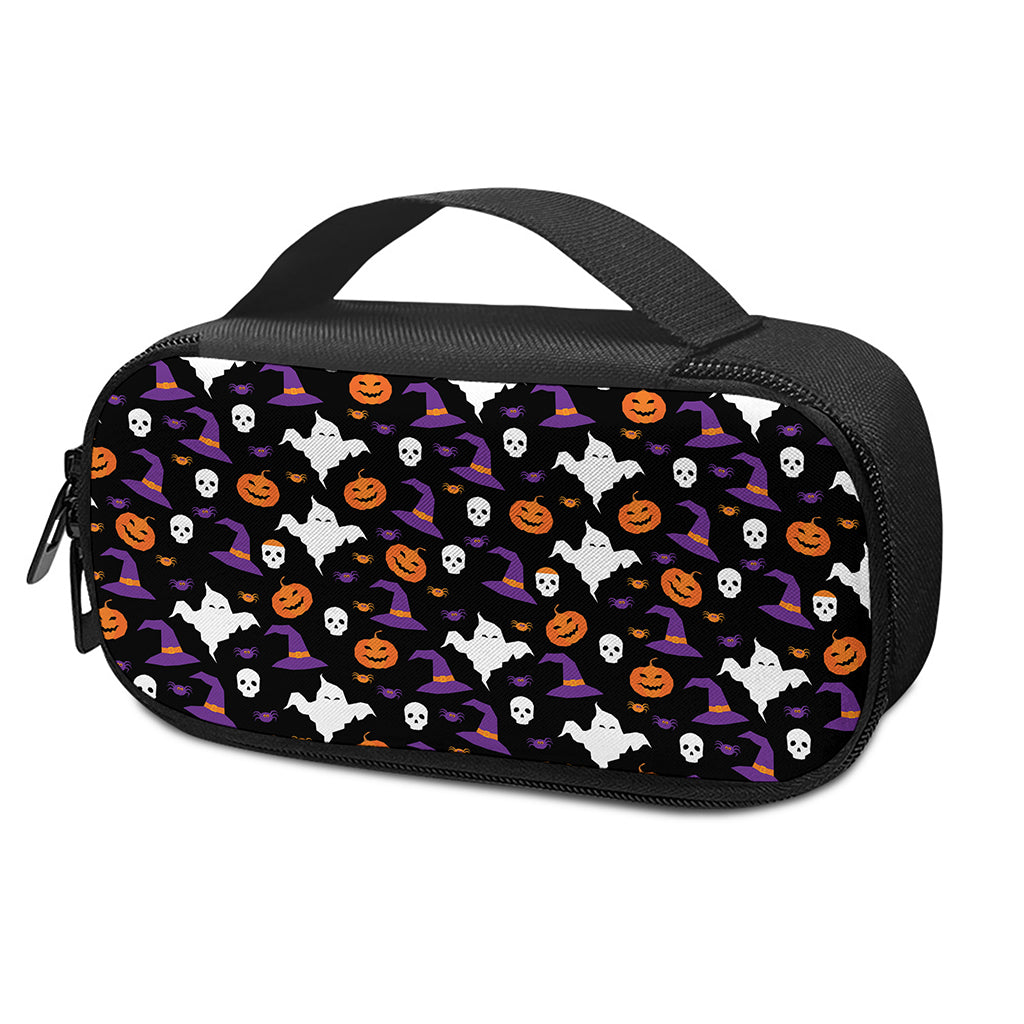Happy Halloween Ghost Pattern Print Insulin Cooler Travel Case