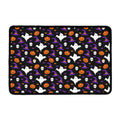 Happy Halloween Ghost Pattern Print Kitchen Mat
