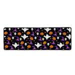 Happy Halloween Ghost Pattern Print Long Kitchen Mat