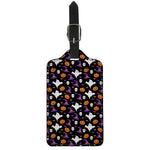 Happy Halloween Ghost Pattern Print Luggage Tag