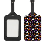 Happy Halloween Ghost Pattern Print Luggage Tag
