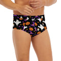 Happy Halloween Ghost Pattern Print Men's Briefs
