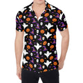 Happy Halloween Ghost Pattern Print Men's Shirt