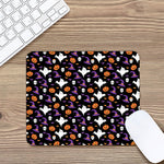 Happy Halloween Ghost Pattern Print Mouse Pad