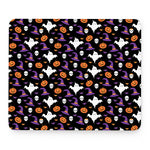Happy Halloween Ghost Pattern Print Mouse Pad