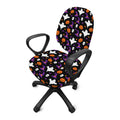 Happy Halloween Ghost Pattern Print Office Chair Cover