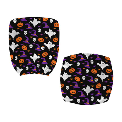 Happy Halloween Ghost Pattern Print Office Chair Cover
