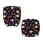 Happy Halloween Ghost Pattern Print Office Chair Cover