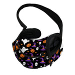 Happy Halloween Ghost Pattern Print Pet Sling Carrier