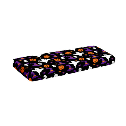 Happy Halloween Ghost Pattern Print Piano Keyboard Cover