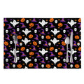 Happy Halloween Ghost Pattern Print Placemat