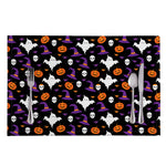 Happy Halloween Ghost Pattern Print Placemat