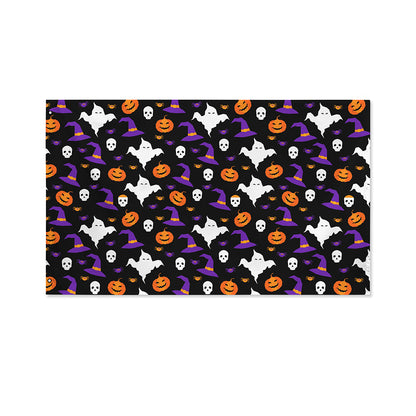 Happy Halloween Ghost Pattern Print Polyester Flag