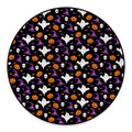 Happy Halloween Ghost Pattern Print Round Floor Mat