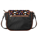 Happy Halloween Ghost Pattern Print Saddle Bag