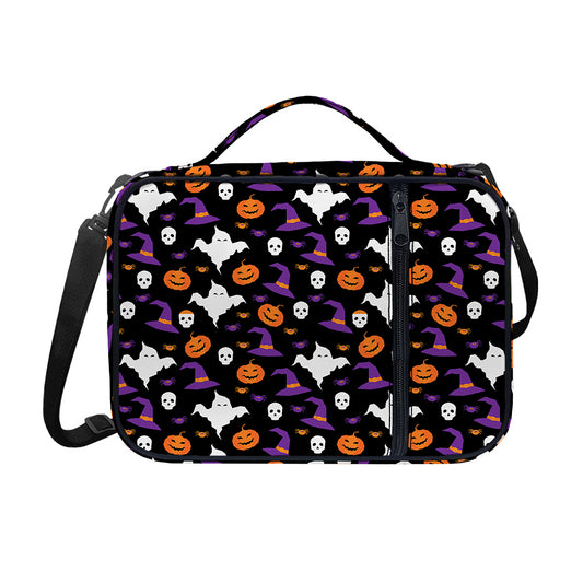 Happy Halloween Ghost Pattern Print Shoulder Strap Bible Bag
