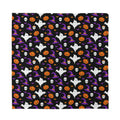 Happy Halloween Ghost Pattern Print Silk Bandana