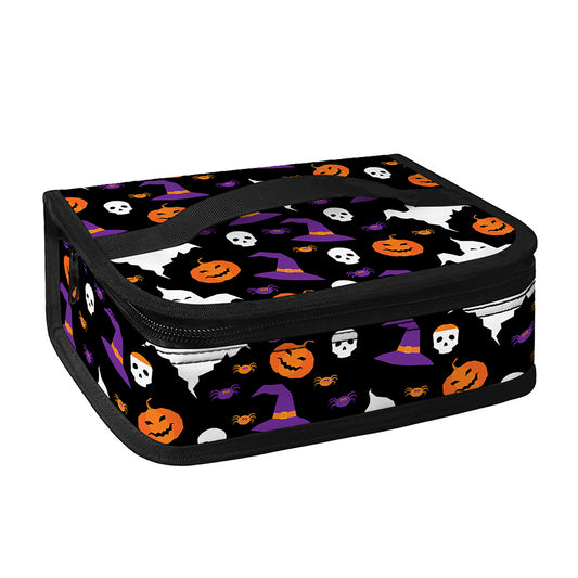 Happy Halloween Ghost Pattern Print Small Lunch Bag