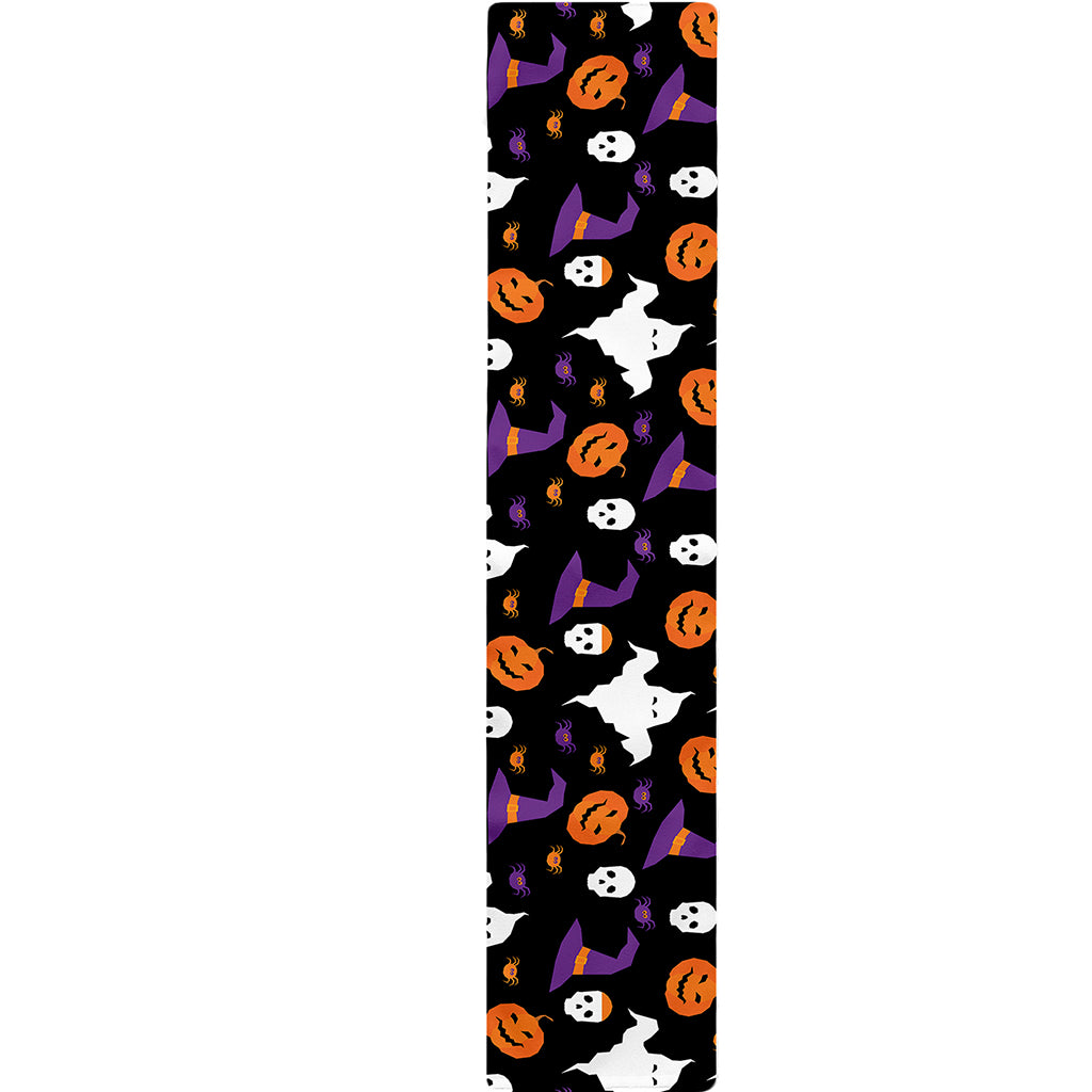 Happy Halloween Ghost Pattern Print Table Runner