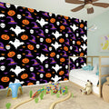 Happy Halloween Ghost Pattern Print Wall Sticker