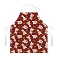 Happy Jack Russell Terrier Pattern Print Adjustable Apron