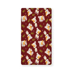 Happy Jack Russell Terrier Pattern Print Baby Crib Sheet