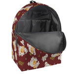 Happy Jack Russell Terrier Pattern Print Backpack