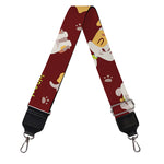 Happy Jack Russell Terrier Pattern Print Bag Strap