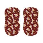 Happy Jack Russell Terrier Pattern Print Bar Stool Covers